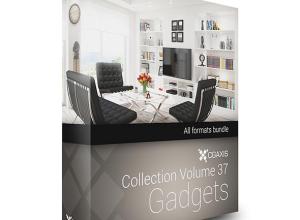 50个室内小物件3D模型 CGAxis第37卷 (C4D/MAX/OBJ/FBX)