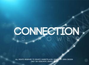 AE模板-点线粒子背景视频宣传片 Connection Teaser Trailer