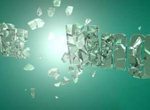 破碎玻璃文字C4D教程 Cineversity – Breaking Glass In Cinema 4D