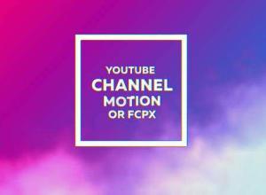 FCPX插件-信号损坏时尚视频包装 Glitch Youtube Channel Kit