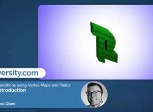 C4D R20顶点贴图域转场教程 Cineversity – Organic Transitions using Vertex Maps and Fields In Cinema 4D