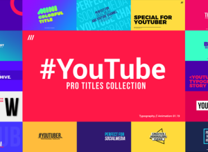 FCPX插件-30种时尚网络视频文字标题排版设计动画