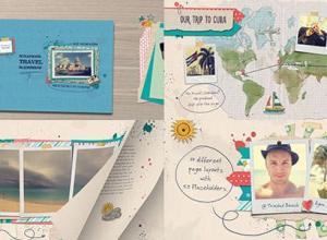 AE模板-旅行幻灯片冒险婚礼相册展示Travel Slideshow