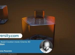 C4D内部程序化预设酒瓶建模教程 Cineversity – Procedural Asset Creation inside Cinema 4D
