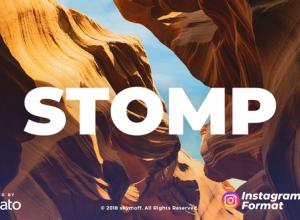 AE模板-创意节奏感文字视频快闪片头 Dynamic Stomp Opener