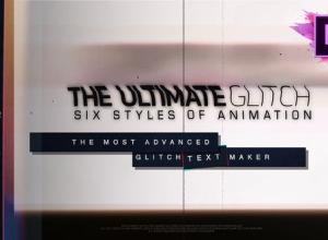 Premiere预设-70种信号损坏故障文字标题特效动画包