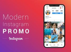 AE模板-彩色APP应用程序演示网络推广宣传片Modern Instagram Promo