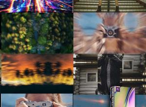 PR模板-840组图片视频扭曲融合切割光效移动旋转无缝转场