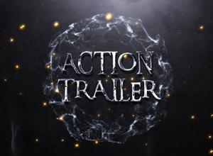 AE模板-动作预告片大气史诗文字视频宣传片头 Action Trailer