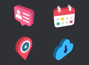 三维图标MG动画AE教程 Isometric Icon Animation Tutorial