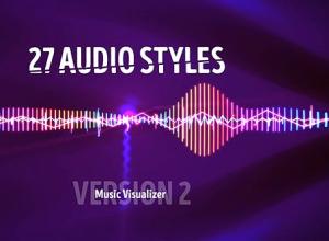 AE模板-26组音乐波形可视化节奏跳动动画