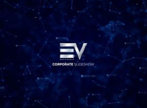 AE模板-企业幻灯片点线背景科技感开场 Corporate Slide