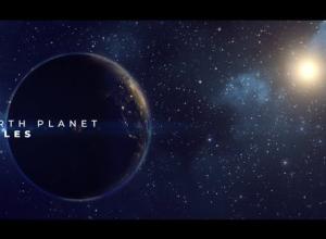 PR模板-三维地球行星文字标题片头 Earth Planet Titles