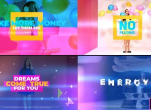 AE模板+PR预设-时尚幻灯片快速视频片头 Fast Opener