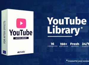 AE模板-时尚网络视频社交媒体文字标题排版动画