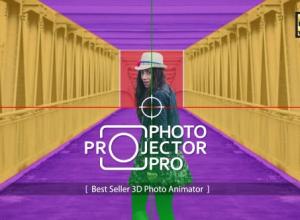 AE模板-4K图片动画三维投射空间感动画工具包