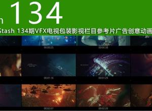 2019年 Stash 134期CG创意电视栏目包装参考广告视频动画短片合集