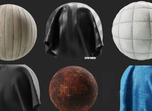 26个金属木纹布料石头材质Substance Source 26 Materials