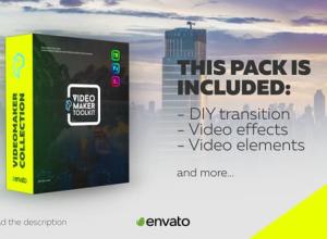 AE模板-可自定义视频转场制作工具包 Transition Maker V1.1