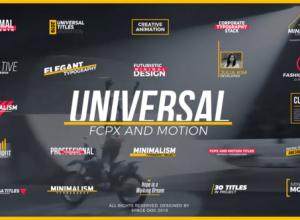 FCPX插件-30组现代时尚文字标题字幕动画预设