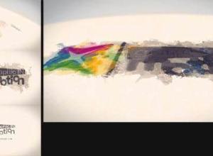 AE模板-水彩水墨晕染Logo动画 Watercolor & Ink Logo Reveal