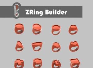 Zbrush戒指模型预设 Ring Builder