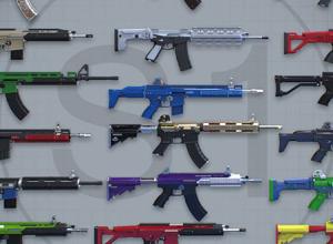 74款枪支步枪3D模型 Flippednormals – Build A Gun – 3D Kitbashing Starter Set and Bashmesh Bundle