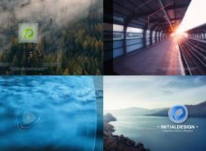 AE模板-现代简单线条旋转logo片头动画Modern Logo