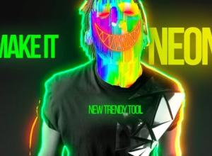 AE模板-霓虹灯电流能量视频描边特效 Make It Neon