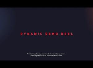 AE模板-动感时尚体育视频包装片头Dynamic Demo Reel
