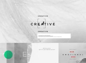 AE模板-现代动感时尚文字标题排版动画片头Modern Opener