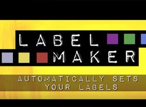 图层颜色自动匹配AE插件 Aescripts Label Maker v1.0 WinMac