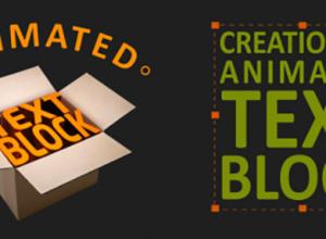 AE脚本-文字区域标题排版动画制作Animated Textblock v1.62 + 使用教程