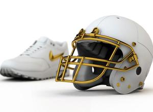 MoGraph效果器制作橄榄球头盔变鞋C4D教程