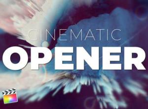 FCPX插件-大气色彩分离图片视频开场宣传片头