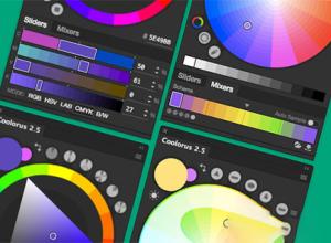 PS色环配色插件破解版 Coolorus V2.5.14 For Photopshop CC 2014-2019 Win/Mac