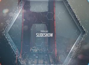 AE模板-六角形空间感视差图片开场 Parallax Slideshow