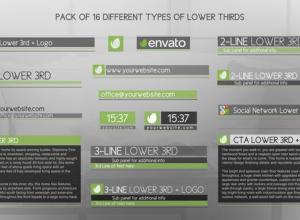 AE模板-现代简洁商务人名字幕条动画 Discreet Simple And Modern Lower Thirds Package