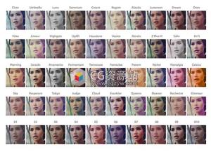 50个Instagram风格视频调色LUTS预设(AE/Pr/FCPX/达芬奇/PS等)