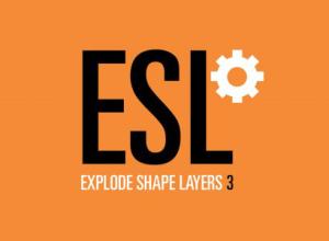 图形层解组合并AE脚本 Explode Shape Layers v3.5.4b + 使用教程
