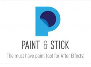 AE插件-二维动画笔刷手绘跟踪C4D合成 Aescripts Paint & Stick V2.1.2a Win/Mac + 使用教程