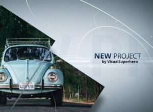 AE模板-时尚现代优雅线条元素图文幻灯片Modern Slideshow