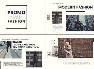 AE模板-时尚魅力模特展示包装宣传片 Stylish Fashion Promo