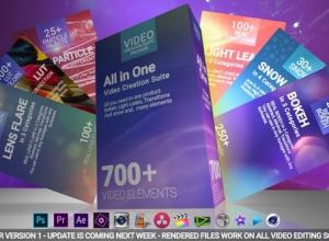 PR模板-700组视频调色光效转场预设 700 Video Creation Suite V2 – Transition