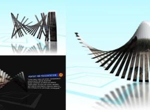 AE模板-动态卡片缓慢擦除过渡图片展示片头Motion Card Wipe