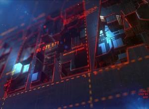 AE模板-E3D科技感三维片头Transforming Element3D Logo