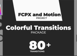 FCPX插件-80组简单图形视频转场预设