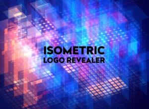 AE模板-三维抽象科技感等距Logo动画 Isometric Logo Revealer 2
