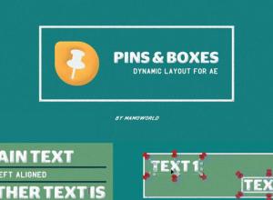 AE脚本-自适应动态方框动画 Pins & Boxes v1.1 + 使用教程