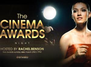 AE模板-豪华电影婚礼金色粒子开场片头The Cinema Awards